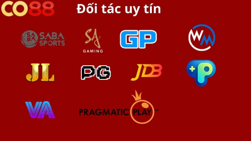 Các đối tác uy tín của nhà cái Co88