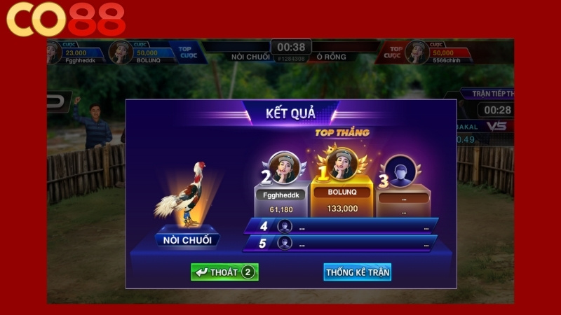 Giao diện đá gà Co88 tuyệt đẹp